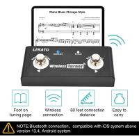 Pedal De Tuner Externo Inalámbrico Lekato Para Guitarra Looper Smartphones Y Tabletas Control De Página Efecto Pedal De Guitarra - details 8