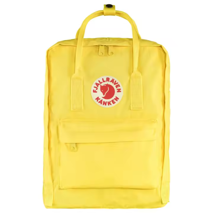 Mochila Amarilla Fjallraven Kanken Corn 16L Resistente y Versátil - 1