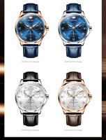 Reloj Mecánico Automático JSDUN Para Hombre De Calidad Superior Multifuncional Resistente Al Agua Con Manecillas Luminosas Y Calendario Completo - details 6