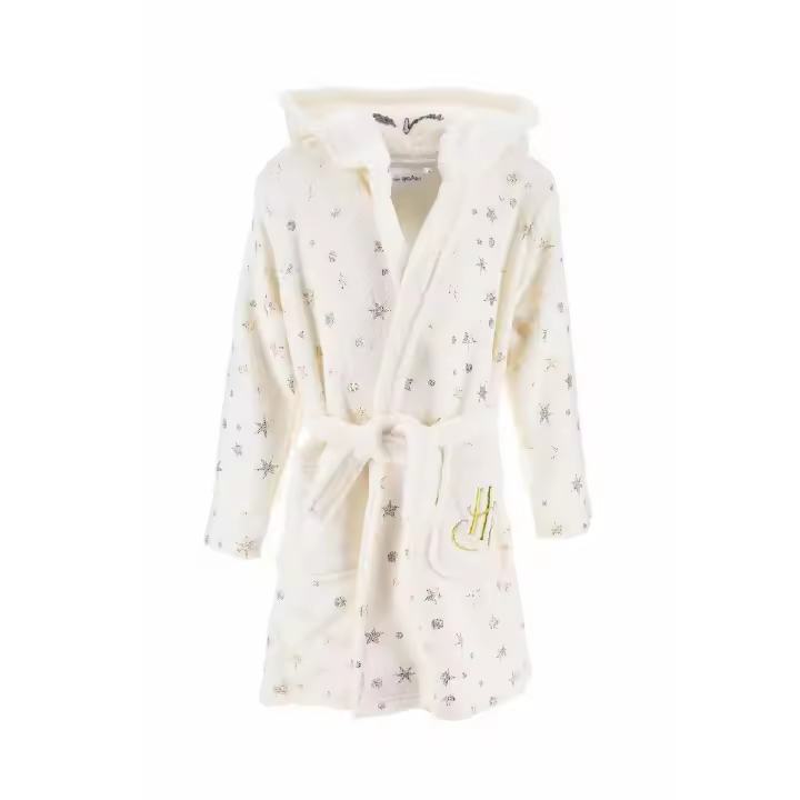 Suncity Bata Blanca Poliester Harry Potter Textil Ropa Infantil - Disponible en Varias Tallas Diferentes - 1