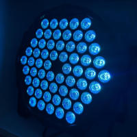 Luz De Escenario LED RGB 60 LEDs DMX512 Paralelo Plano Efectos Multifuncionales Estroboscópico Para Fiesta Boda DJ Disco - details 14