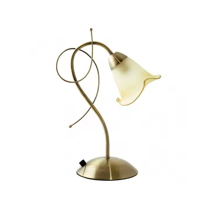 Fabrilamp - Sobremesa Adelfa 1xe14 Cuero 38x15x26 Cm - 1