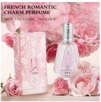 Perfume arabe Yara formato bolso 50 ml. Marca Sultan el Waha. Fragancia exotica. olor duradero, top tendencias economica, olor dulce jazmin vainilla. Lattafa Perfume Yara Vainilla, sándalo, almizcle - Eau de Parfum Natural mujer -50 ml-1.7 Fl.Oz LATTAFA - details 2