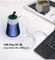 Lámpara Repelente De Mosquitos UV Con Zapper Eléctrico USB 5V Luz Silenciosa Anti-Mosquitos Para Exteriores Material PVC - details 8