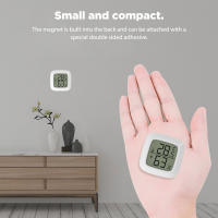 Estación Meteorológica Digital Con Termómetro Y Higrómetro Monitor De Humedad Y Temperatura Con Absorci\u00f3n Magnética Pantalla LCD Estilo De Soporte Y Colgante Para Interior - details 2