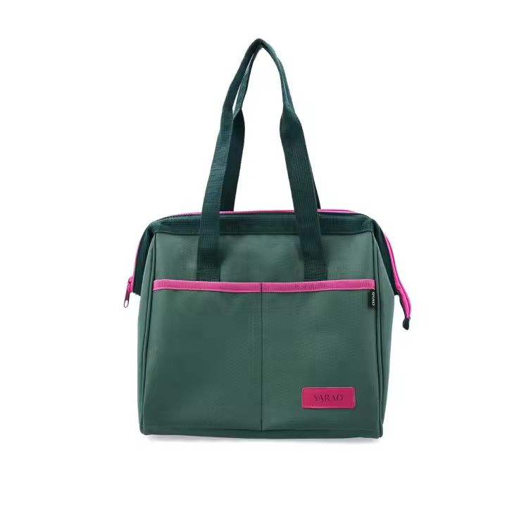 QUID SARAO Bolsa Térmica 24x23x16CM Verde   Transportable - 1