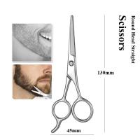 Tijeras De Afeitar Para Cejas Pestañas Y Nariz En Acero Inoxidable 130MM Herramienta De Maquillaje Y Manicura Cortador Y Trimmer De Cutículas - details 0