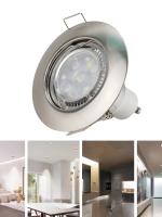 Foco De Resaltado LED Redondo Recubierto De Aleación De Zinc 70mm Ajustable Sin Bombilla Incluida Material De Aleación Para Estudio - details 2