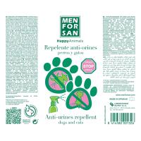 Menforsan Anti orines perros y gatos 500ml - Educador Repelente de orines de perros y gatos - Evita orines no deseados en escaparates, fachadas, esquinas, rueda de coches - details 1