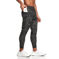 Pantalones Deportivos Casuales Para Hombres Algodón Fitness Entrenamiento Correr Pantalones Largos De Cintura Media Talla S a XXXL - details 23