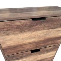 Maxia Market - Mueble Armario de Zapatero madera 3 cajones Roble para 18 pares zapatos  Almacenamiento y organización del hogar Armario zapatos - details 5