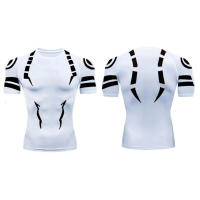 Camiseta De Compresión Para Hombre Jujutsu Kaisen Anime 3D Estampado Ropa Deportiva Para Gimnasio Quick Dry Camiseta De Entrenamiento - details 7
