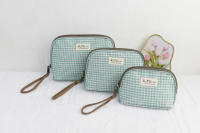 Set de 3 neceseres impermeables Vichy - Bagsgarden - details 0