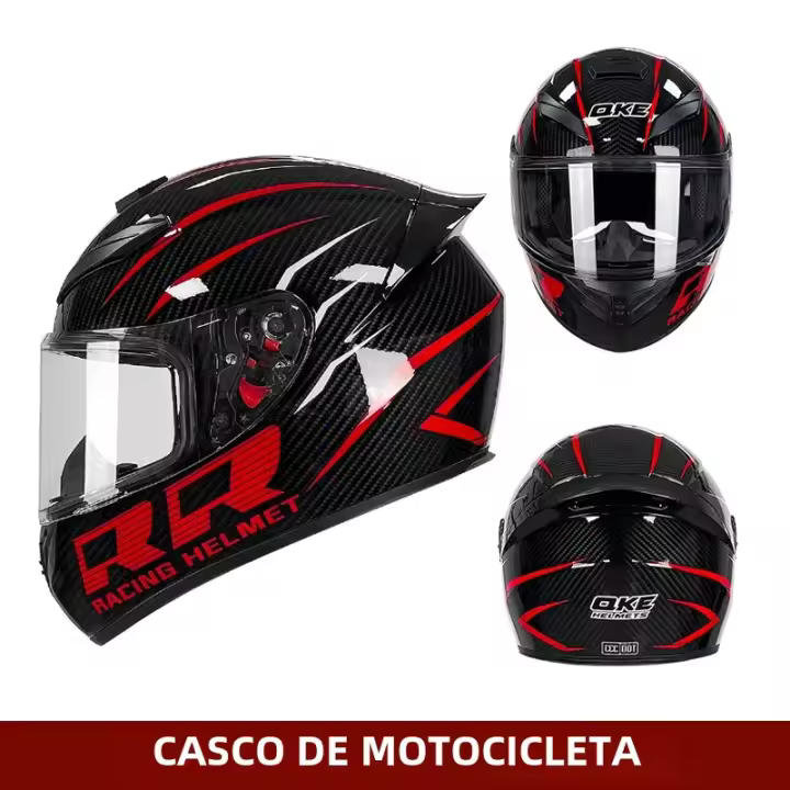 Casco De Motocicleta Unisex Para Todo El Año Con Diseño Personalizado Y Material ABS Para Electricidad Y Automóviles Peso 1.68kg Estilo Completo - 1