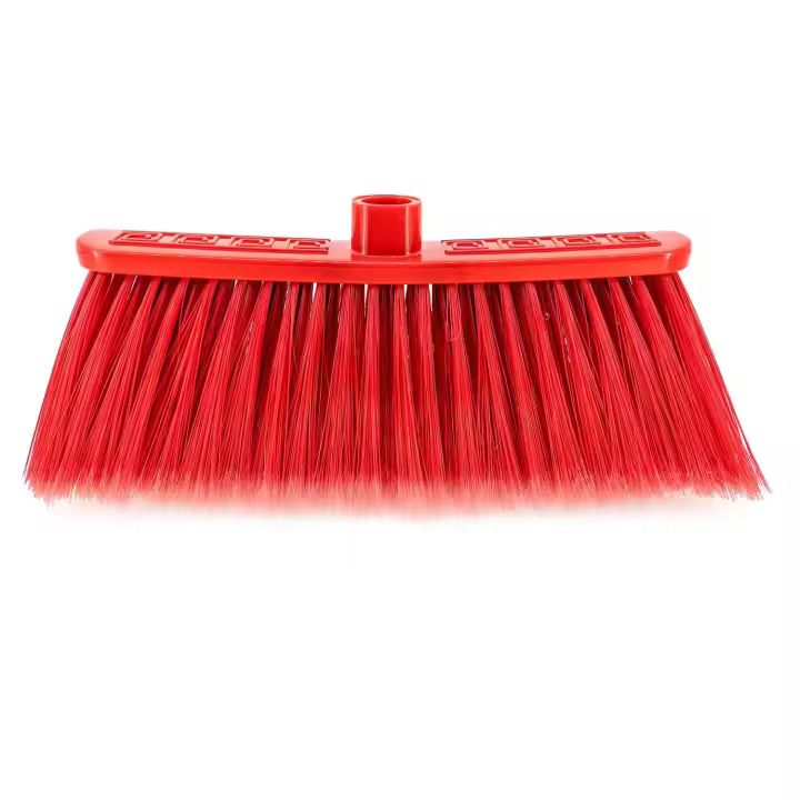 CABLEPELADO Cepillo Universal para Barrer | Escoba para Barrer | Cerdas Suaves PET Reciclado | Apto para Limpiar el Pelo de Mascotas y el Polvo | 25.5 cm Largo Cepillo | Rojo - 1