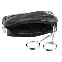 Estuche para llaves Excellanc de piel auténtica - details 0
