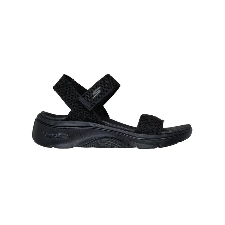 Sandalia Mujer Skechers Go Walk Arch Fit Negro - 1