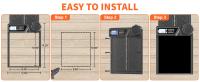 Puerta Automática Para Pajarera Con Timer Y Solar Protección Contra Predeadores De Aleación De Aluminio Duradero Para Pollos - details 5