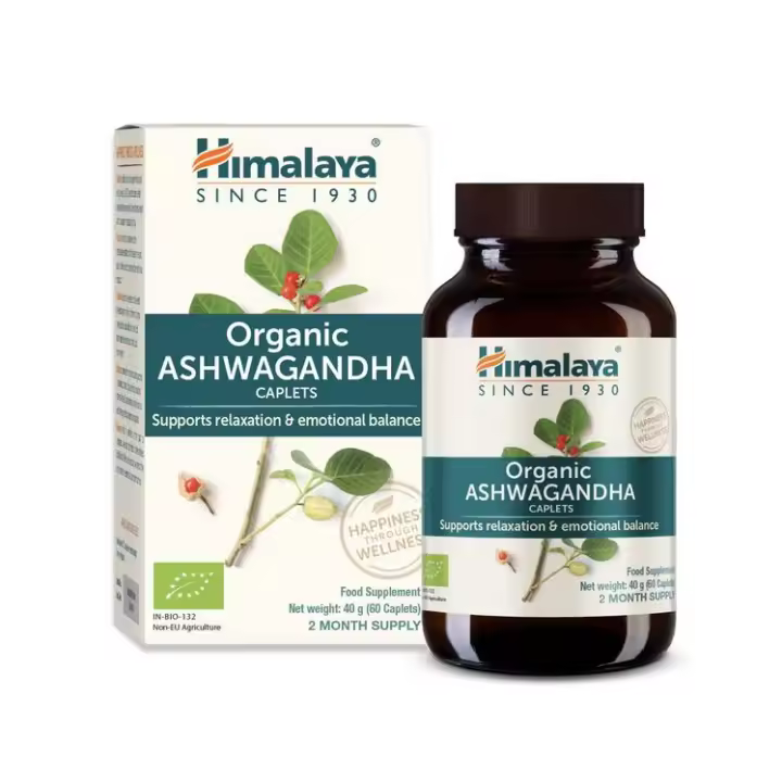 Ashwagandha Orgánica  60 caps Himalaya - 1