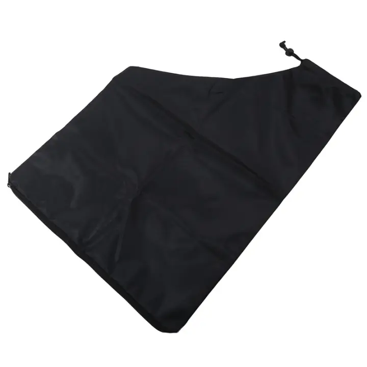 Bolsa De Vaciado De Hojas Negro De Tela Oxford Impermeable Para Máquina De Jardín Almacenamiento De Polvo Y Hojas Tamaño 63x45.5cm - 1
