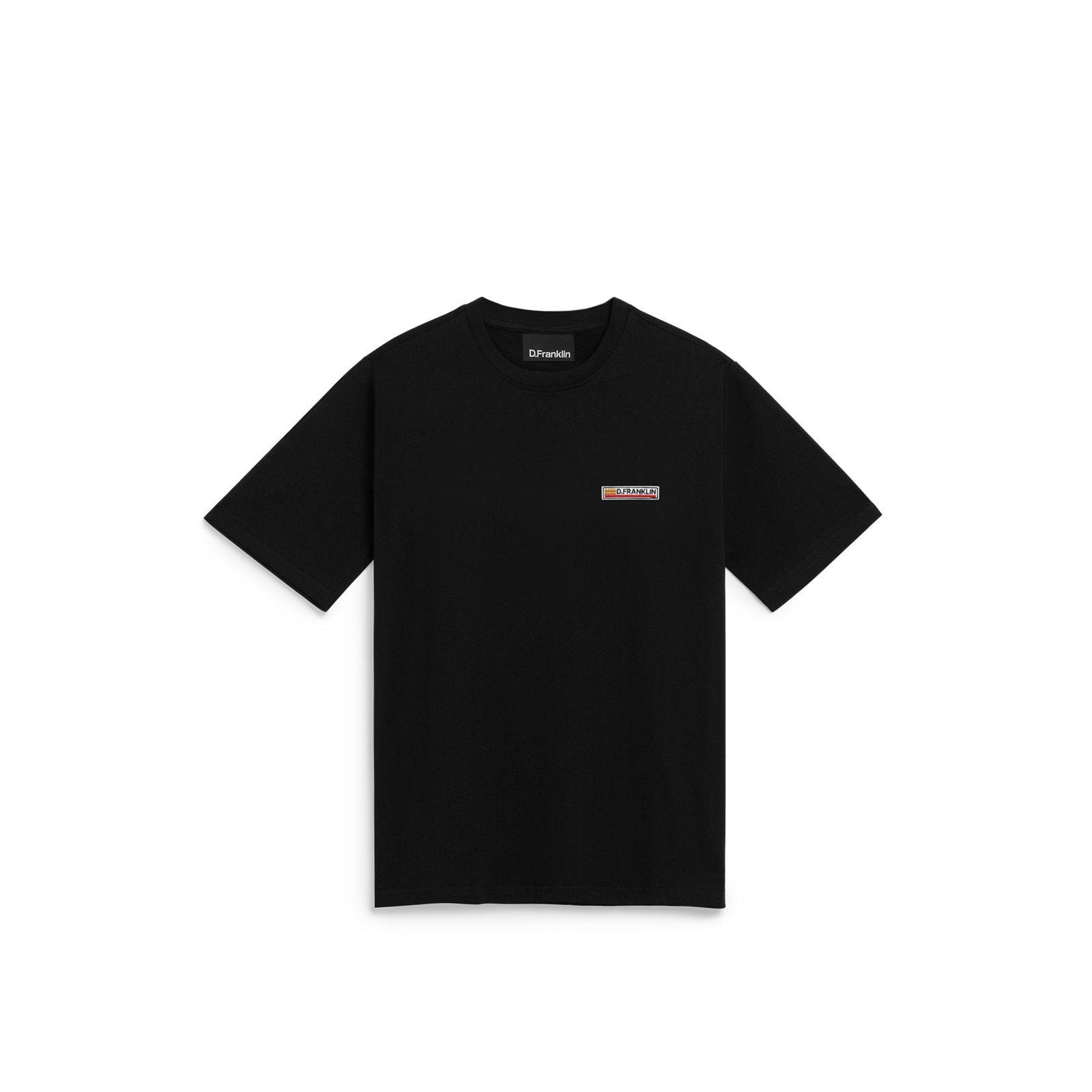 D.Franklin Camiseta Essential Negra - Camiseta Unisex - Moda casual Unisex