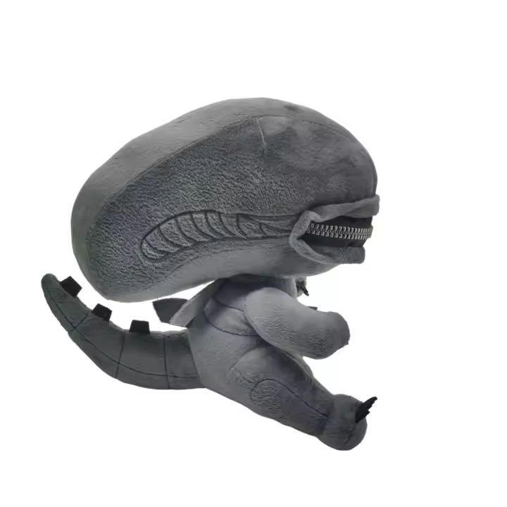 Muñeco De Peluche Alien Xenomorph De 23cm Con Cremallera Peluche Cartoon Suave Para Niños Y Fanáticos Regalos De Cumpleaños Y Navidad - 1