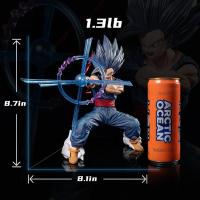 Figura De Acción Dragon Ball Z 24cm Son Gohan Super Saiyan Batalla Ingrediente Anime PVC Modelo De Lucha Contra Cell DBZ Gohan Awaken Toy - details 2