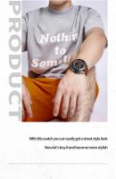 Reloj Deportivo NAVIFORCE NF9197 Para Hombres Con Pantalla Dual Luminosa Resistente Al Agua Cuero Genuino Reloj De Cuarzo - details 5