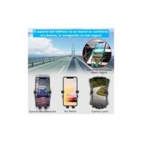 Soporte Móvil Coche, Soporte Telefónico Coche Gravity con Rotación 360 °, Universal Soporte Móvil Coche Compatible con iPhone,Samsung,Huawei, Xiaomi [4,7 ''at 6,8'' Pulseras]-Negro - details 5