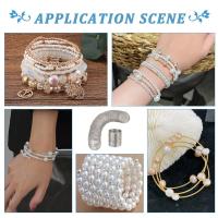 Hilo De Memoria Para Joyería 300 Bucle Hilo De Acero Para Pulseras De Pulsera Y Joyería De Enredo DIY Kit De 22 Ga 55mm - details 5