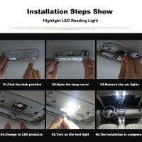 Luz LED Para Interior De Coche Volvo V40 V50 V60 V70 V90 Canbus Sin Error 12V/24V Apto Para 1997-2020 Lámpara De Señal T10 - details 4