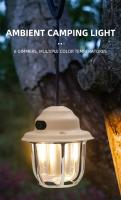 Lámpara De Camping LED Retro 1200mAh Luz De Emergencia Impermeable IPX4 Carga Tipo C Para Exterior Linterna Colgante Para Tienda De Campaña 2700K/6500K - details 0