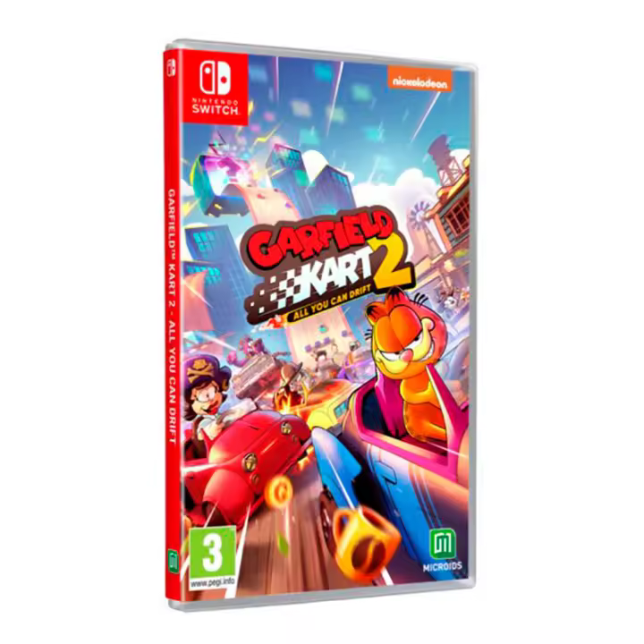 GARFIELD KART 2 ALL YOU CAN DRIFT SWITCH - Nuevo a estrenar - PAL España - Meridiem Games - PREVENTA - Lanzamiento 09/09/2025 - 1