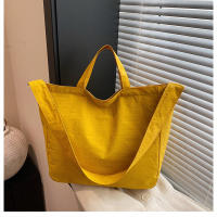 Bolso De Hombro Para Mujer De Lona Gran Capacidad Estilo Literario Ligero Y Sencillo Bolso Cruzado Con Manija De Viaje - details 17