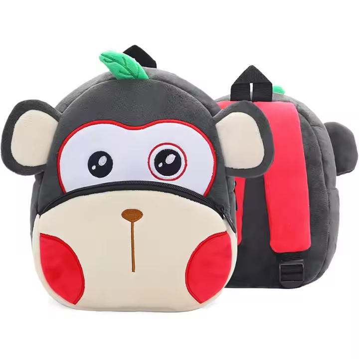 Mochila de muñecas para niños pequeños, mochilas de animales de peluche para niñas y niños pequeños - 1