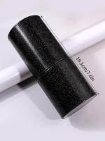 Caja De Almacenamiento Para Brochas De Maquillaje Grande Portátil Con Cubierta Antipolvo De Cinturón KOSSHOW Material No Tejido De Lona Tamaño 18x7x7cm - details 7