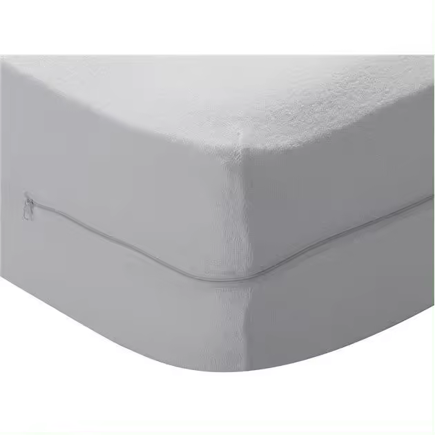NEW & Almeritex 2000 Funda de colchón rizo, Elástica, Transpirable, Tratamiento antialérgico con Cremallera. Ideal para Todas Las Alturas. - 1