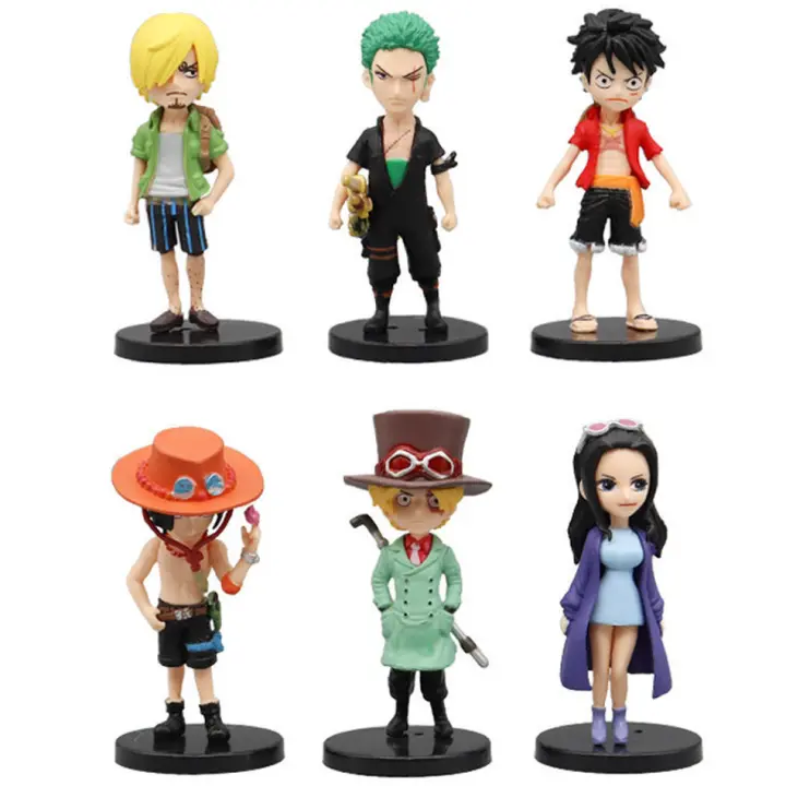 Set De 6 Figuras De Acción Anime One Piece Luffy PVC Modelo Coleccionable Decoración Juguete Para Niños Regalo De Navidad - 1