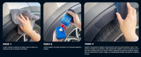 Enerfero-Restaurador De Plasticos Coche,Renovador de Plásticos y Gomas para Automóviles,Restaurador Gomas Viejas Recupera Brillo Interior y Exterior para Lavado en Casa,200ml+Esponja Premium - details 1
