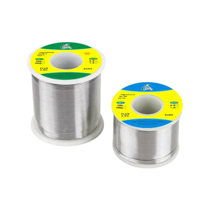 Hilo De Soldadura CF-25 Con Rosca De Cinc 500G/100G/50G 0.8/1.0mm Para Soldadura Electrónica Con Rosina Limpia Y Flujo Bajo - 1