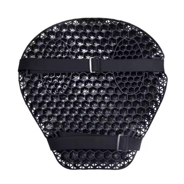Almohadilla De Moto Gel Híbrida Universal Con Comodidad Damping Absorci\u00f3n De Presi\u00f3n Almohadillas Transpirables Para Asiento De Motocicleta - 1
