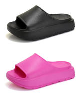 Nuevos Sandalias De Verano Para Mujer 2024 Zapatillas De Playa Cuadradas Con Plataforma Y Tacón Bajo Material Superior EVA Suela Gruesa Zapatos Casuales Para Parejas - details 19