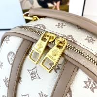 Mochila De Hombro Casual Para Mujer Con Estampado Vintage Y Correa Ajustable Bolso De Comercio Con Cierre De Cremallera - details 15