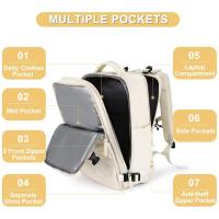 Nueva mochila informal con doble cremallera y gran capacidad, recargable por USB - details 2