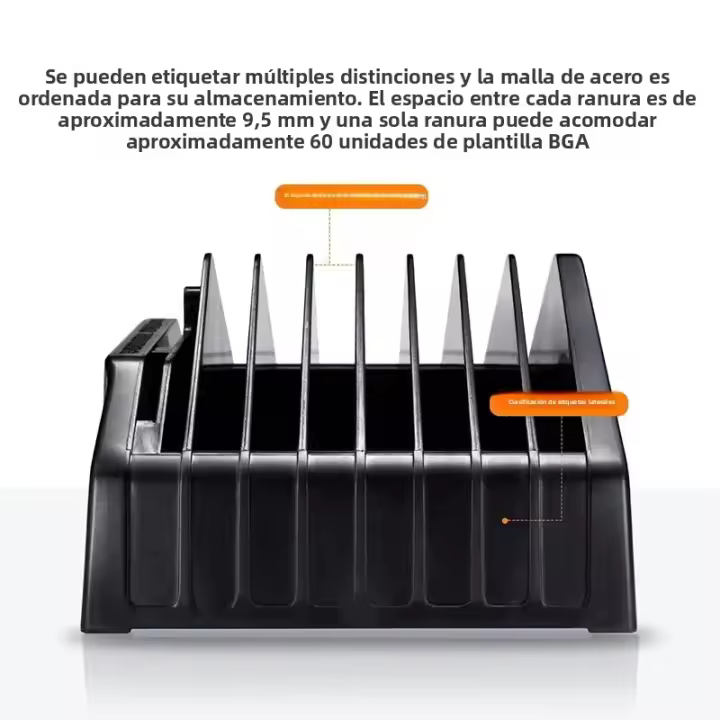 Caja De Almacenamiento De Plástico YCS Con Malla De Acero Para Rápidas Y Fáciles Accesos a Las Herramientas De Jardinería Tamaño 128x110x68mm - 1