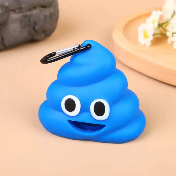 Dispensador De Bolsas De Basura Para Mascotas Forma De Hecho Creativo Portátil Con Clip Para Línea De Mascotas Al Aire Libre Y Viajes - 1