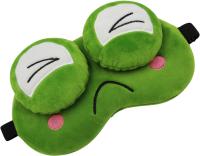 Divertida máscara de peluche con forma de rana, antifaz ajustable con antifaz reutilizable para hombres, mujeres y niños. - details 0