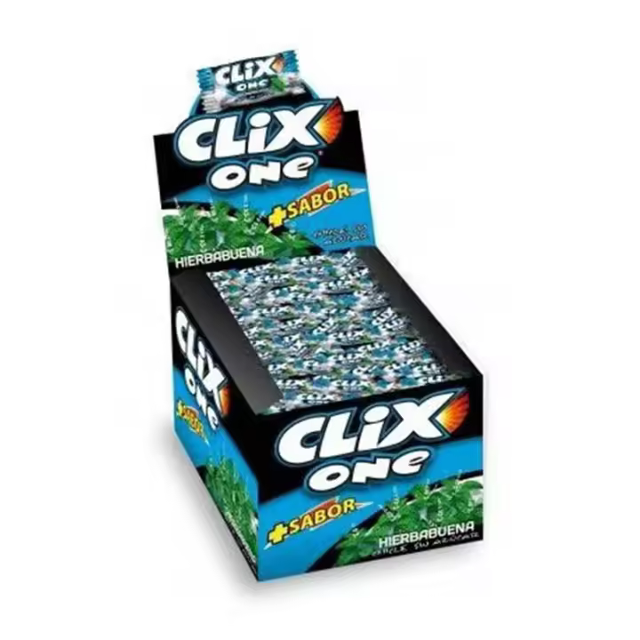 CLIX ONE CHICLE SABOR HIERBABUENA 200UD - 1