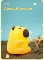 Lámpara De Noche De Silicona Capybara Lindo 7 Colores Con Dimmer Para Dormitorio De Niños Recargable Por USB Luz Decorativa Regalo Con Toque - details 7