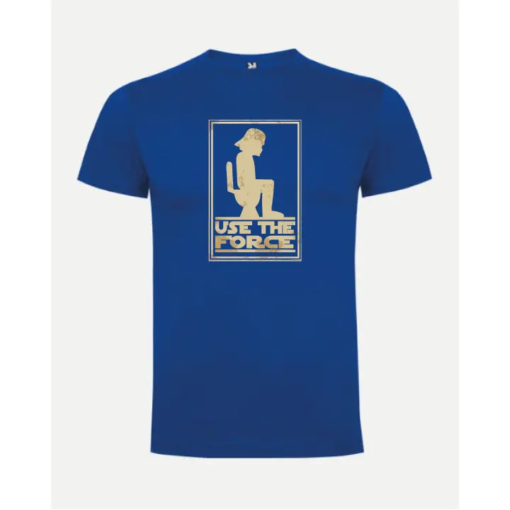 Camiseta roly hombre starwar use de force en impresión dtf de máxima calidad y durabilidad - 1